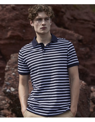 F-FR230-Polo Jersey rayé